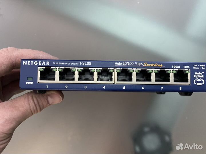Свитч netgear FS108