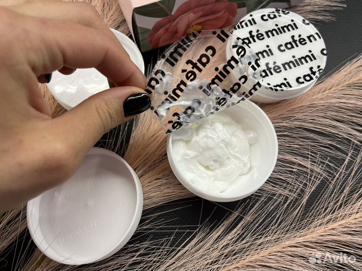 Подарочный набор крем для рук маска для рук новый