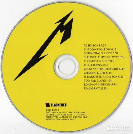 CD Metallica - 72 seasons