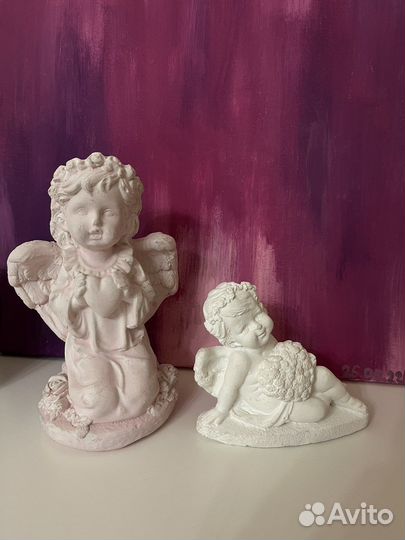 Гипсовые фигурки ангелы
