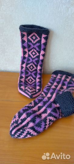 Носки вязаные ручной работы