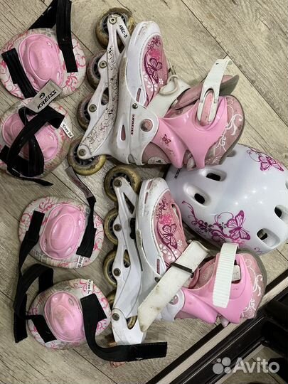 Ролики для девочки размер 30-33