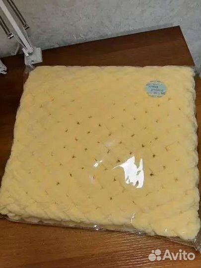 Детский плед из alize puffy