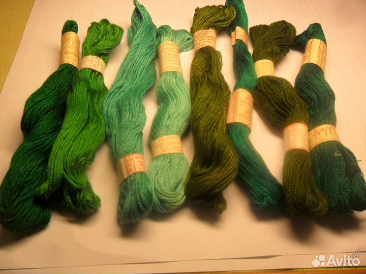 Мулине штапельное и х/б СССР