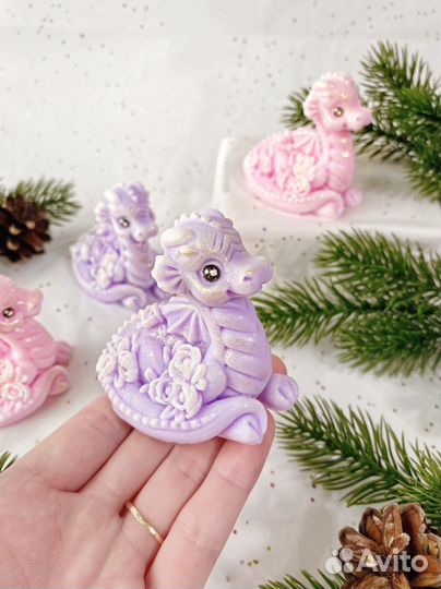 Мыло ручной работы фигурка Дракона