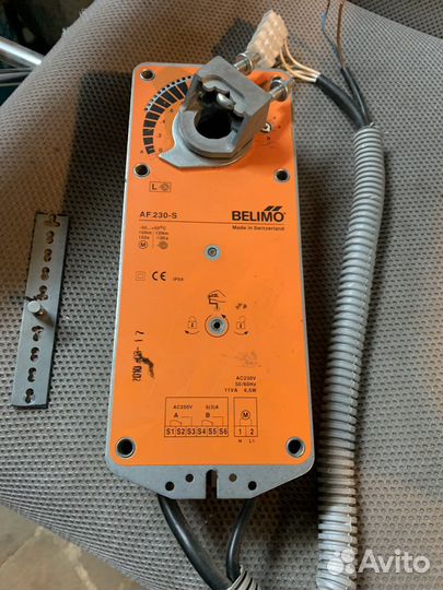 Электропривод для управления воздушными заслонками