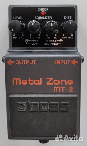 Педаль boss Metal Zone MT-2