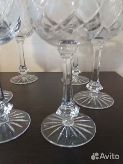 Хрустальные бокалы для вина СССР