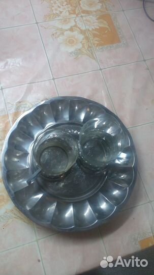 Стаканы с подносом