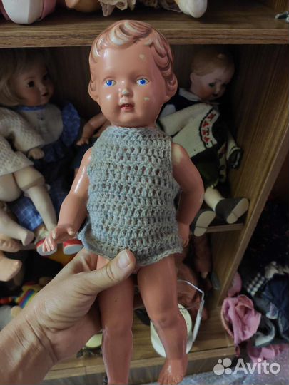 Пупс антикварный
