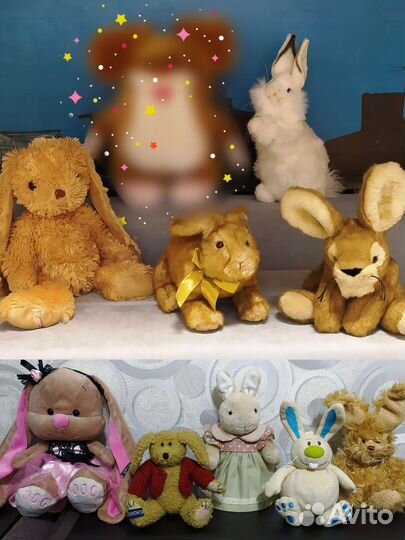 Зайцы/кролики Hansa,Moravska,Bunnykins,Gand