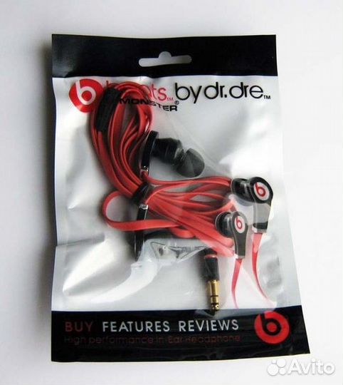 Наушники Beats by dr. dre tour monster (в блистере