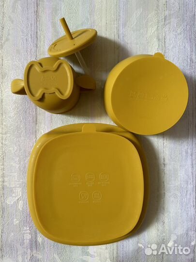Детская посуда из силикона бу
