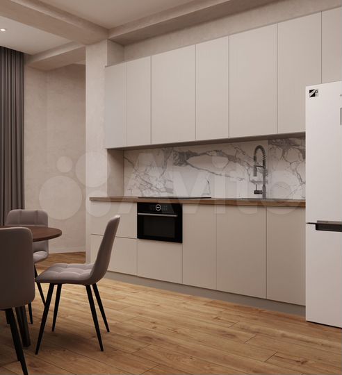 Апартаменты-студия, 26 м², 3/7 эт.