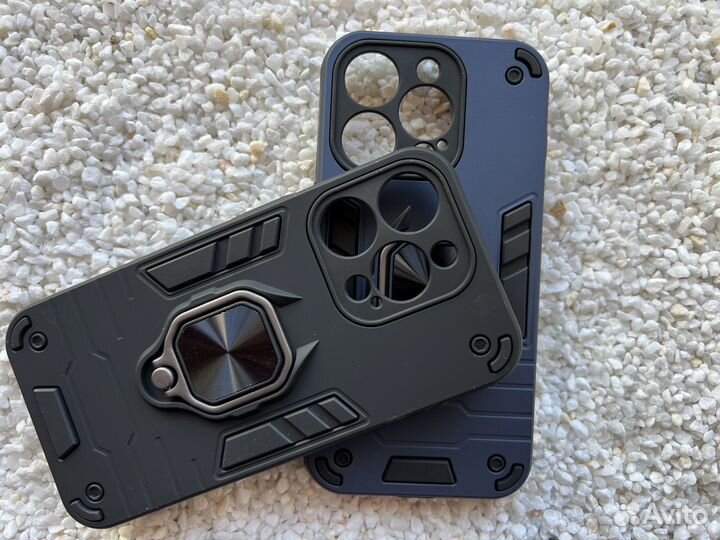 Чехол на iPhone 15 pro с держателем кольцом