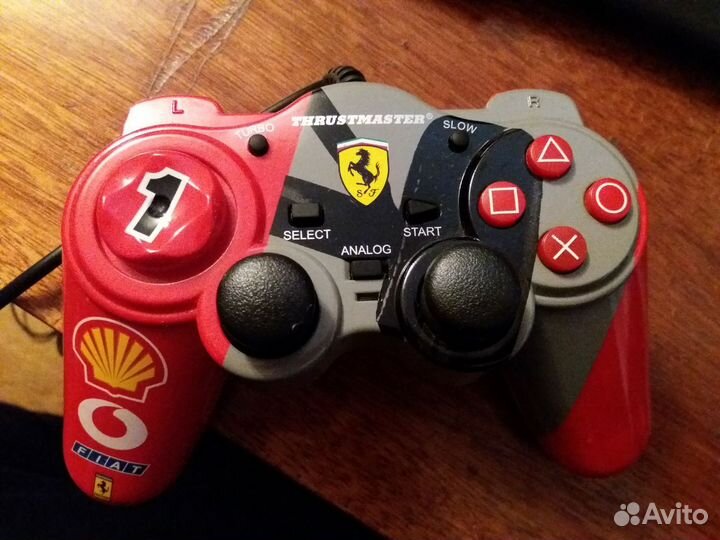 Геймпад Scuderia analog gamepad thrustmaster (ps2)