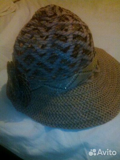 Шляпа плетеная. Новая