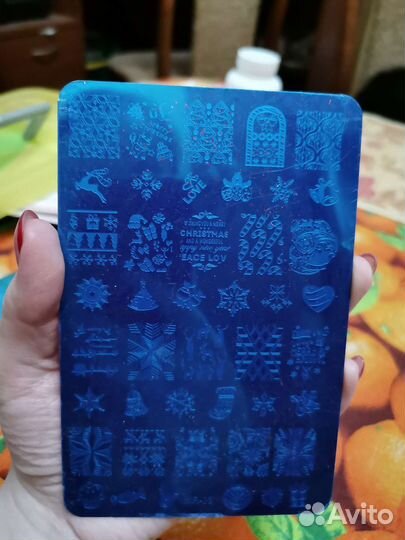 Пластины для стемпинга и краска