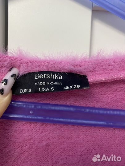 Розовый кардиган bershka