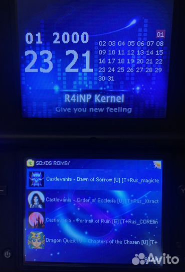 Картридж R4 dual NDS N3DS Nintendo
