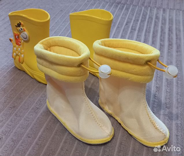 Детские резиновые сапоги