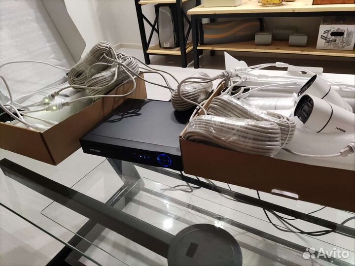 Комплект IP видеонаблюдения на 8 камер