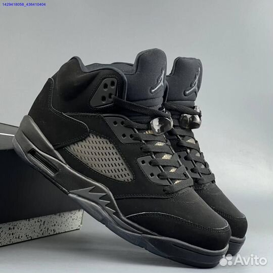 Кроссовки Nike Jordan 5 Black Cat (Арт.31209)