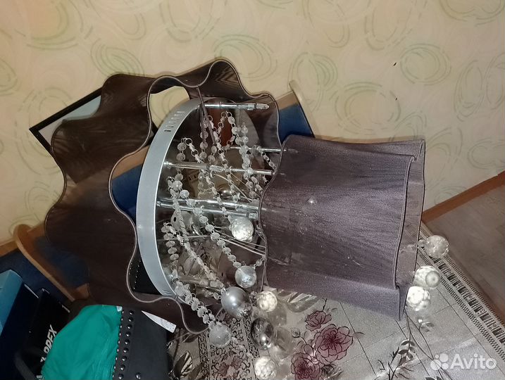 Люстра потолочная хрустальная