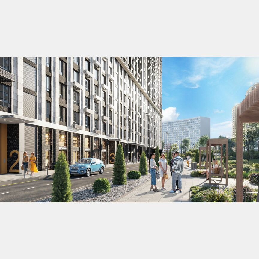 1-к. квартира, 36 м², 16/25 эт.