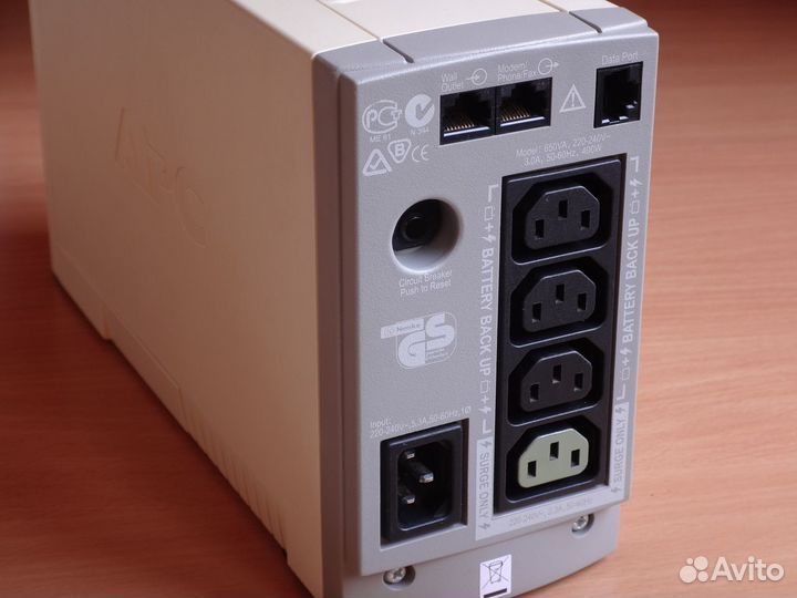 Ибп APC Back-UPS BK650EI, 650вa (с Новой батарей)