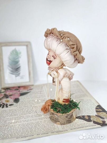 Украшение интерьера - декоративный гриб, ручной ра