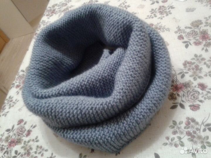 Новый вязанный снуд