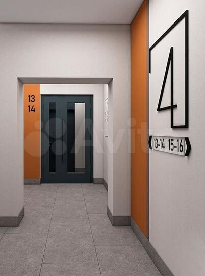 1-к. квартира, 44,1 м², 8/9 эт.