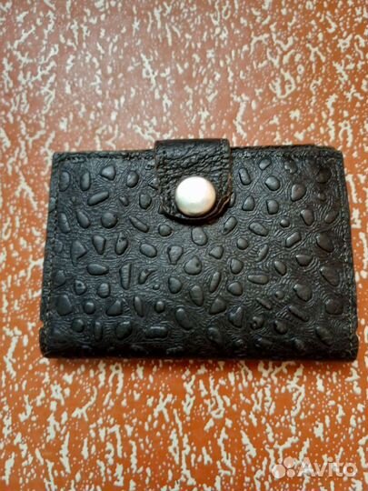 Кошелек женский натуральная кожа бу
