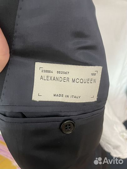 Пиджак мужской alexandr mcqueen