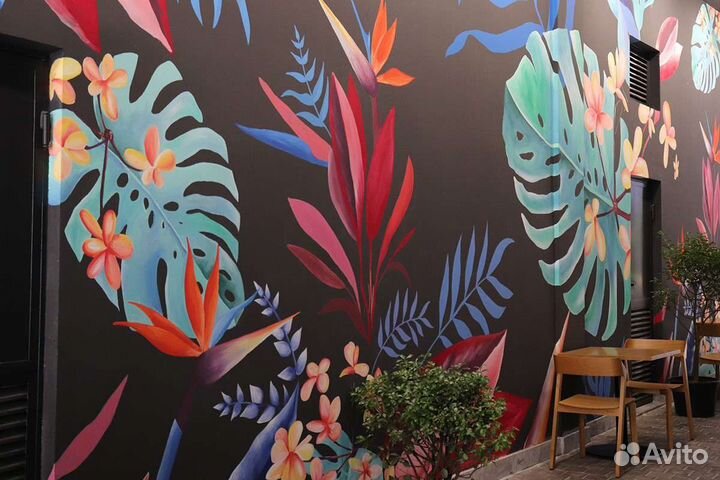 Роспись стен квартиры/офиса