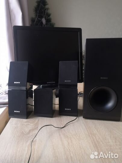 Сабвуфер и колонки sony SS-TS121