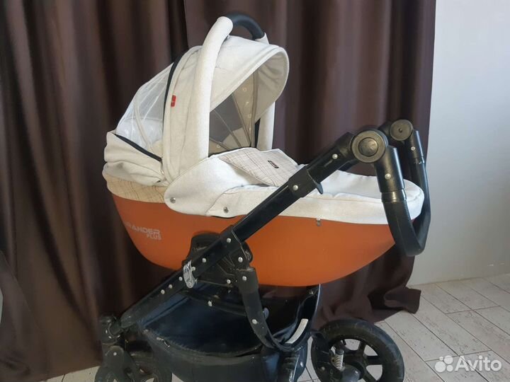 Детская коляска Tutek 2в1 люлька +прогулочный блок