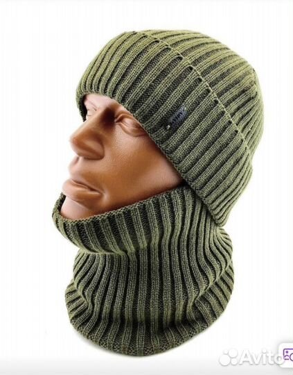 Шапка и снуд мужской