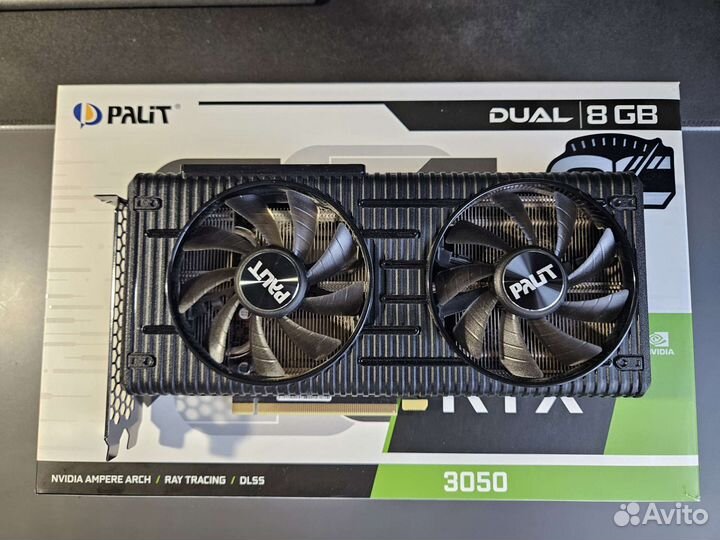 Видеокарта Palit GeForce RTX 3050 Dual OC