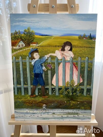 Картина маслом «Свидание»