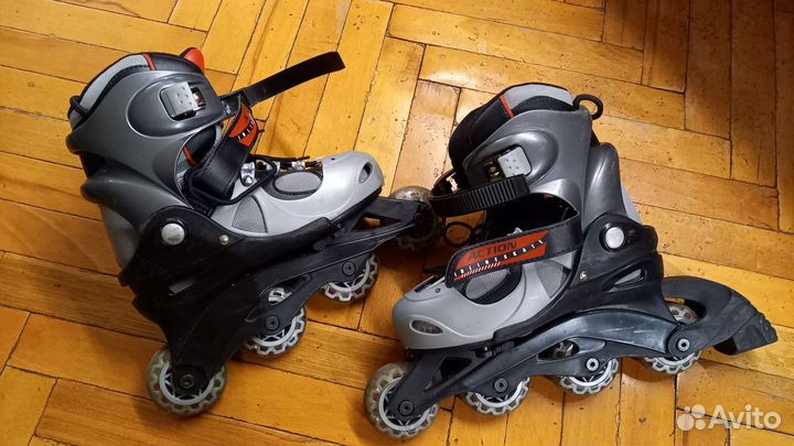 Роликовые коньки Action 34-37 с чехлом