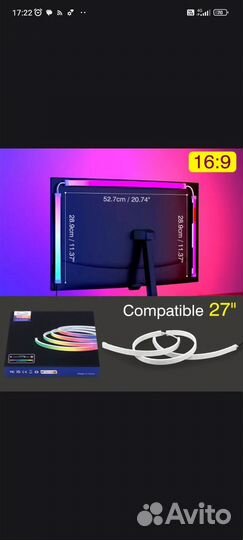 Rgb Подсветка для монитора 27 дюймов