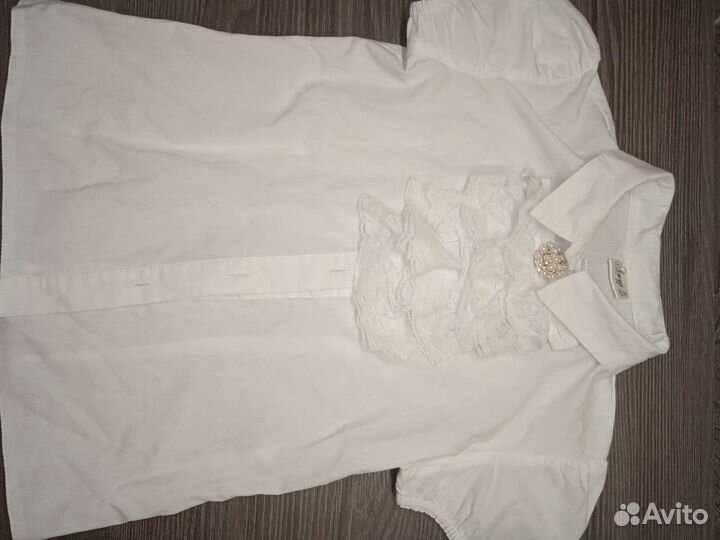 Блузка школьная 122-128