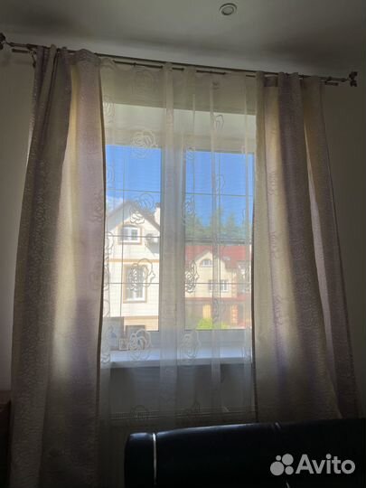 Портьеры и тюль. Комплект. Шторы