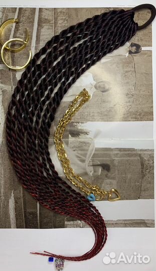 Афрорезинки, косички на резинке