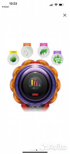 Пылесос dyson V12 Detect Slim Absolute +