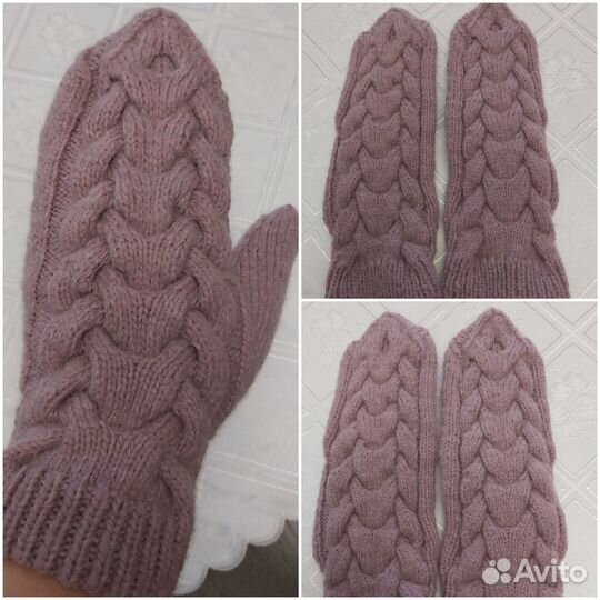 Носки и варежки тёплые ручной работы