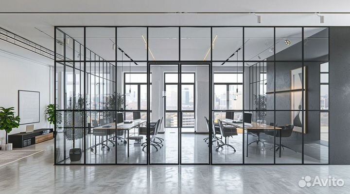 Перегородка из стекла с гарантией