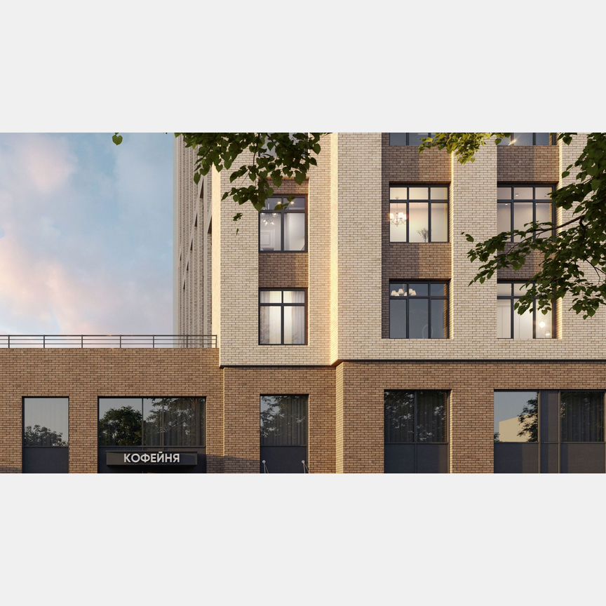 1-к. квартира, 38 м², 2/12 эт.